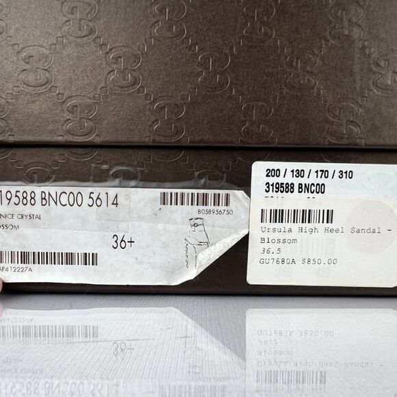 Gucci Ursula High Heel Sandle in Blossom, Size 36.5 EU/ 6 US - Picture 15 of 16